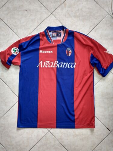 Maglia MEGHNI - Calcio FC 1909 Bologna MATCH WORN 2002/2003 shirt jersey - Foto 5 di 7