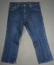 WI01413 NICE ***LEVI'S*** 517 BOOT CUT LEG MENS BLUE JEANS 36X30 (msr 35"x27.5")