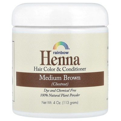Henna, Hair Color & Conditioner, Medium Brown (Chestnut), 4 oz (113 g)