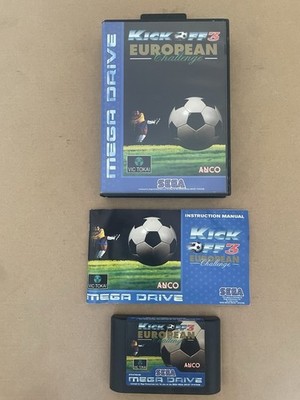 Sega Mega Drive Super Kick 3 Off CIB Boxed Pal Version Fast Despatch Next Day