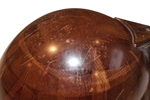 Antico casco industriale MSA Skullgard minatori ottone carburo lampada tappo minerario USA - Foto 5 di 13