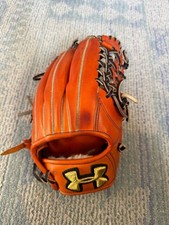 Under Armour Hard Baseball Gloves Orange Matsuda Model Used