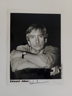 Edward Albee - Who's Afraid of Virginia Woolf - Original Autograph - Approx 16.5x