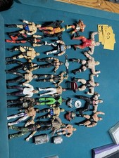WWE WCW Poseable Wrestling Action Figures Mixed Lot Hulk Hogan Ric Flair Kane