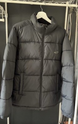 Hollister Herren Winterjacke Größe M - Warm Kuschelgefühl Ohne Kapuze Top Zd