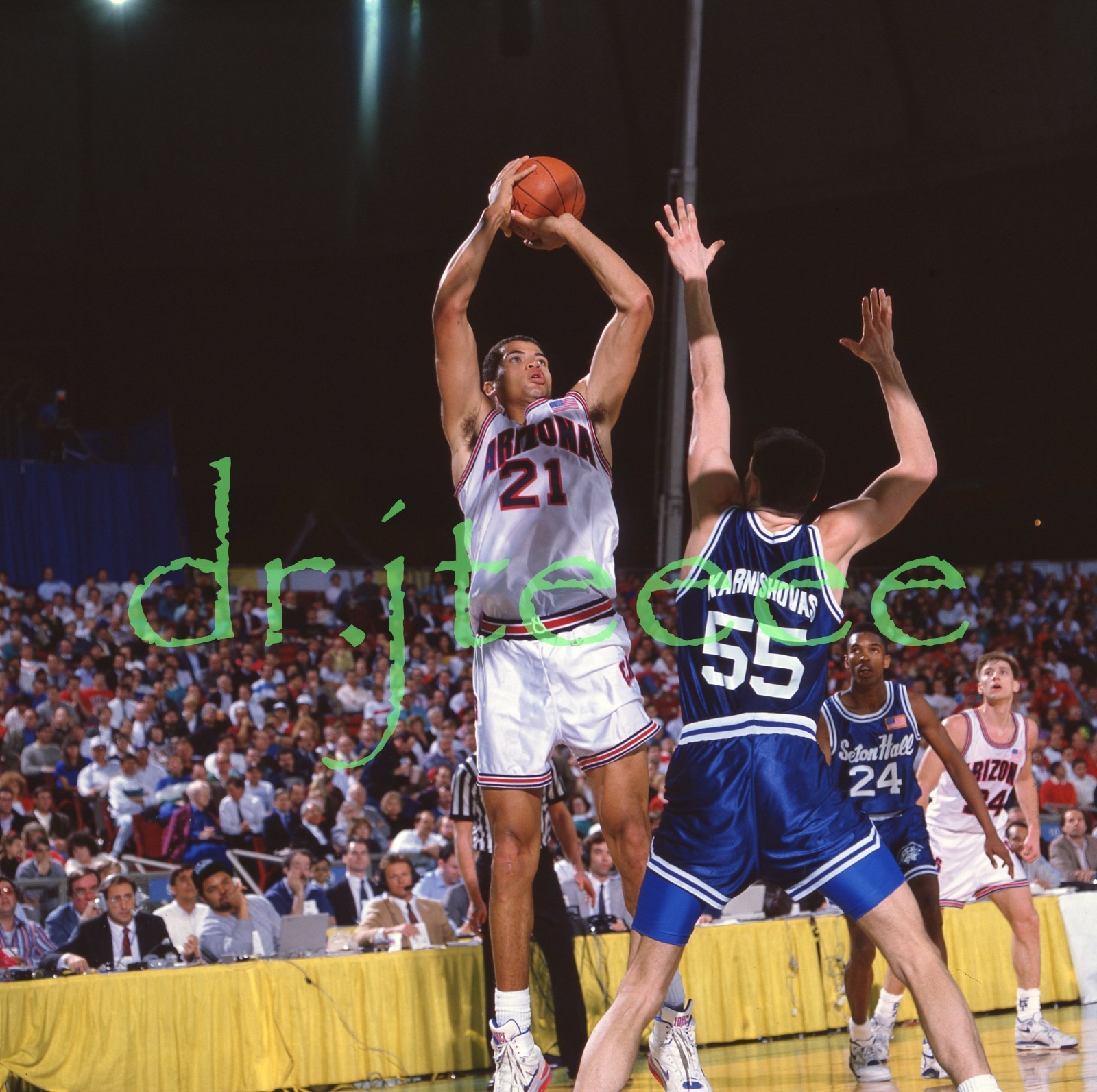 1991 Brian Williams ARIZONA WILDCATS - 120mm Basketball Transparency | eBay