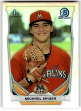 2014 Bowman Draft Michael Mader Chrome Refractors #CDP102