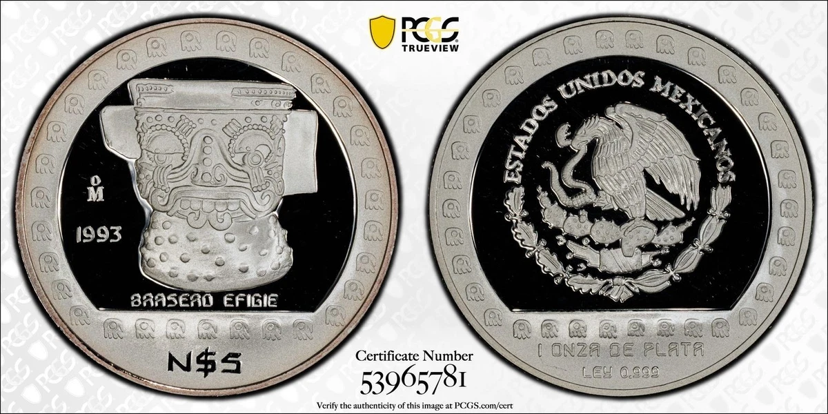 5 Pesos 1993 Silver Mexican Coins (1905-Now) for sale | eBay