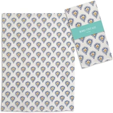 Eisley Tea Towel Set CTW Home Collection 4 Pack Cotton Linen 20x28 Multicolor