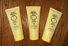 Lot of 3 Sun Bum Kids SPF 50 Lotion Exp 11/2026