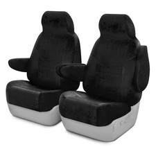 For Volvo 740 86-92 Coverking Velour 1st Row Black Custom Seat Covers