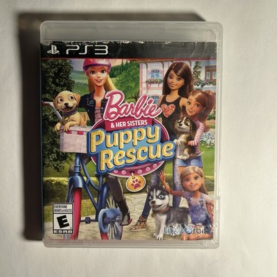 Barbie & Her Sisters Puppy Rescue (Sony PlayStation 3 PS3, 2015) CIB Complete