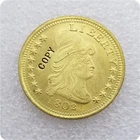 1802 Golden Draped Bust Eagle Ten Dollars Coin Contemporary Copy