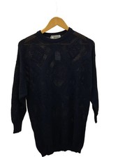 GIANNI VERSACE Knit Sweater (Lightweight) Size 38 Wool NVY