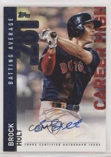 2015 Topps Update Career High Auto Brock Holt #CHA-BH Auto s7f