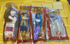 1996 DISNEY'S THE HUNCHBACK OF NOTRE DAME BURGER KING PUPPET / DOLL SET OF 4