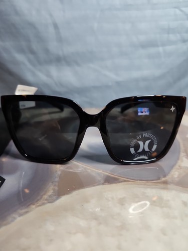 Hurley Blanca HSL1013PSWM Black Polarized Sunglasses w/ Sleeve - Picture 2 of 3