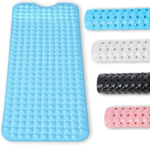 Tappeto Doccia Antiscivolo 100 X 40 Cm, Senza BPA, Resistente Alla Muffa Lavabil - Foto 10 di 12