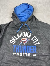 Oklahoma City Thunder Basketball NBA Hoodie Fanatics Official Mens Large