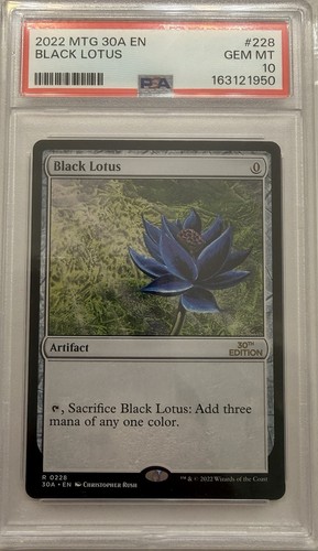 Wizards of the Coast MTG Black Lotus 30th Anniversary Regular #228 PSA 10
