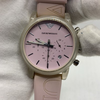 EMPORIO ARMANI AR-1056 Quartz Analog Rubber Watch Great  display picture 1