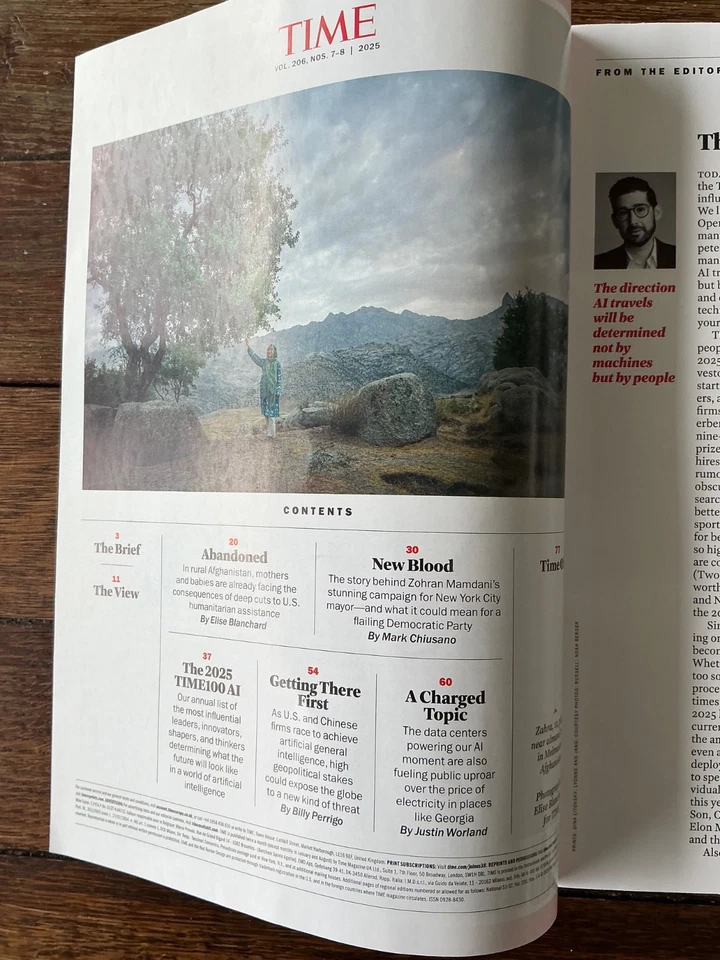 Time magazine September 8th 2025 'All We have is Fear' - Image 3 of 4