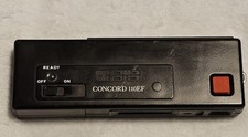 Vintage Concord 110 EF Film Black Camera w/ Built in Flash Point Shoot