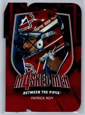 2011-12 In The Game Between The Pipes #MM-40 Patrick Roy Masked Men IV Ruby