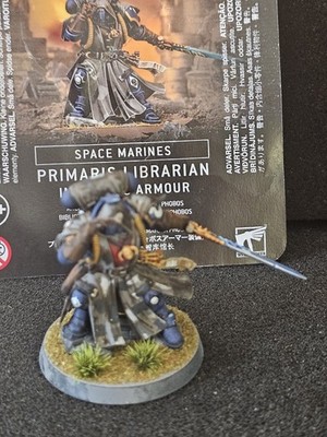 Primaris Librarian in Phobos Armour Assembled  And Painted