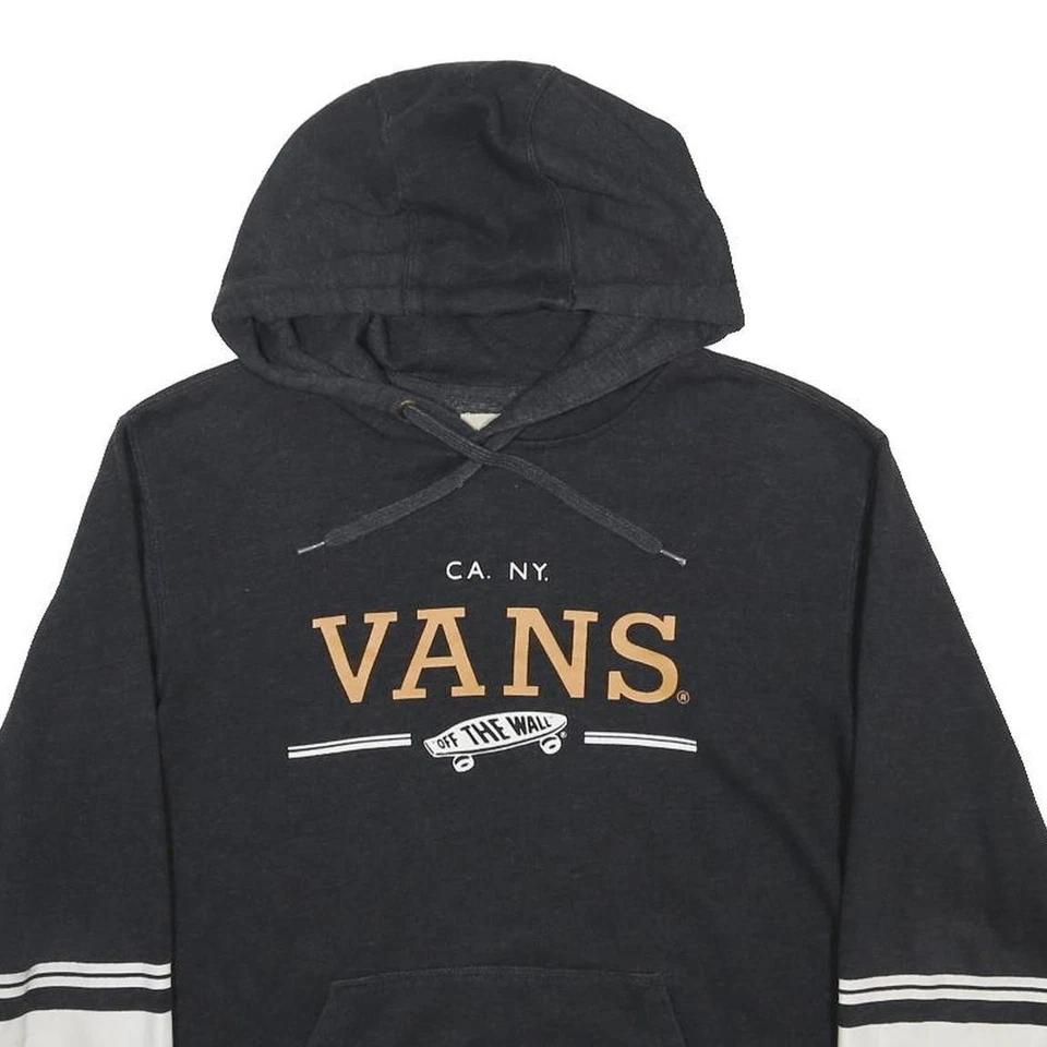 VANS Hoodie À Enfiler Homme Noir Style Skate Off The Wall M - Photo 2/4