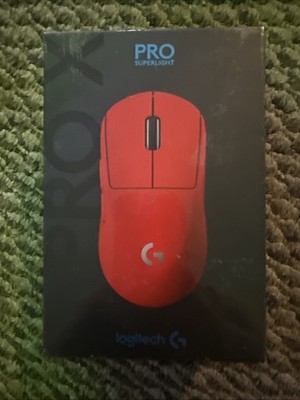 Logitech PRO X SUPERLIGHT Wireless Gaming Mouse - Red (910
