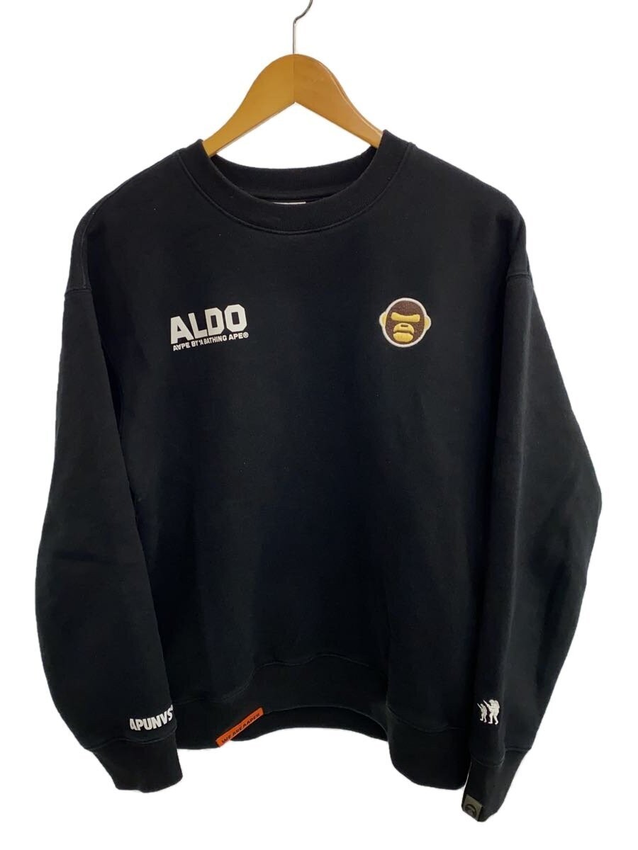 Aape by A Bathing Ape Sweatshirt M Baumwolle Schwarz Uni Gebraucht