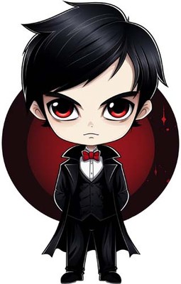 Halloween Gothic Vampir Wandbild Schlafzimmer Fenster Van Vinyl Aufkleber Abziehbild 6 Größen