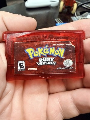 Pokémon: Ruby (Game Boy Advance, 2003) Authentic Cartridge Tested New Battery