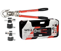 Yato Crimpzange FüR Verbinder Presszange Verbundrohr Pex 360° +Matrizen YT-21735