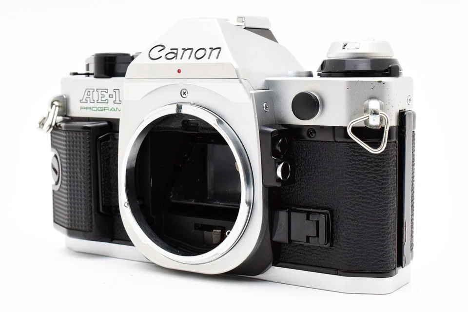 Canon AE-1 Program analoge Spiegelreflexkamera nur Gehäuse 35 mm silber aus Japan - Bild 2 von 4