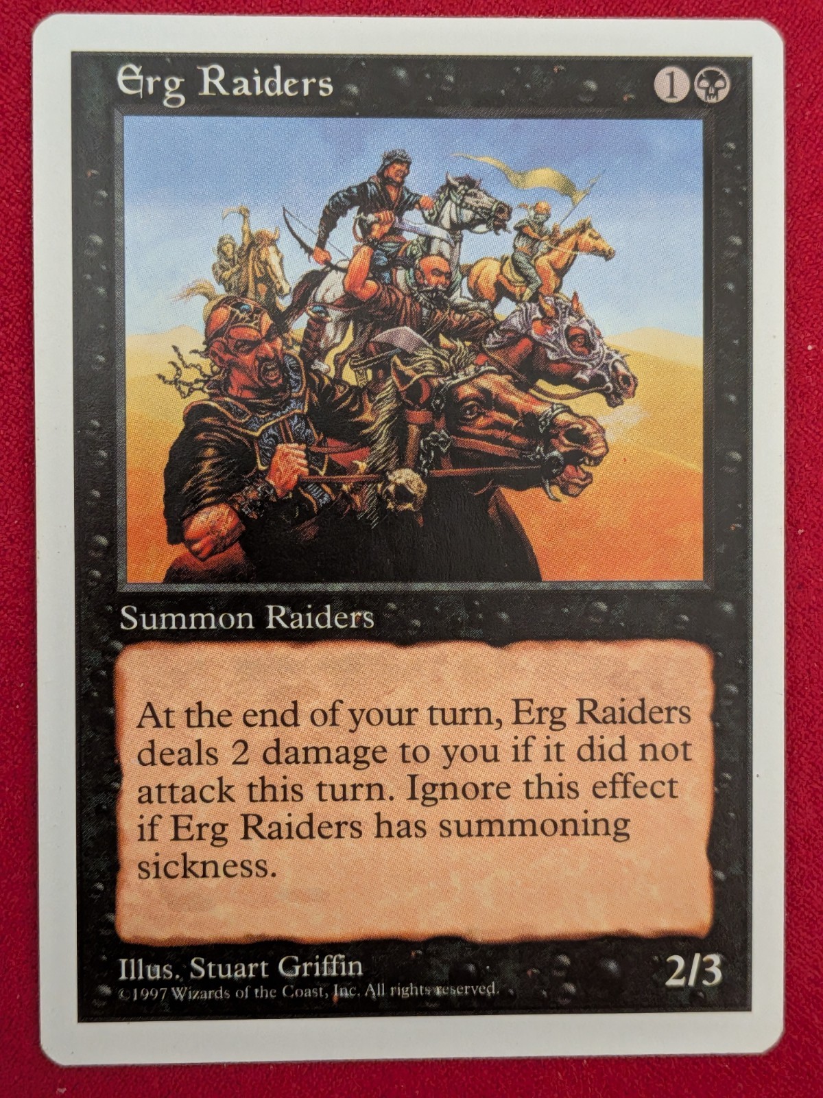 Erg raiders C LP Fifth edition MTG