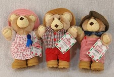 Furskins Bears Wendy's 1986 Plush Stuffed Animals Hattie Dudley Boone