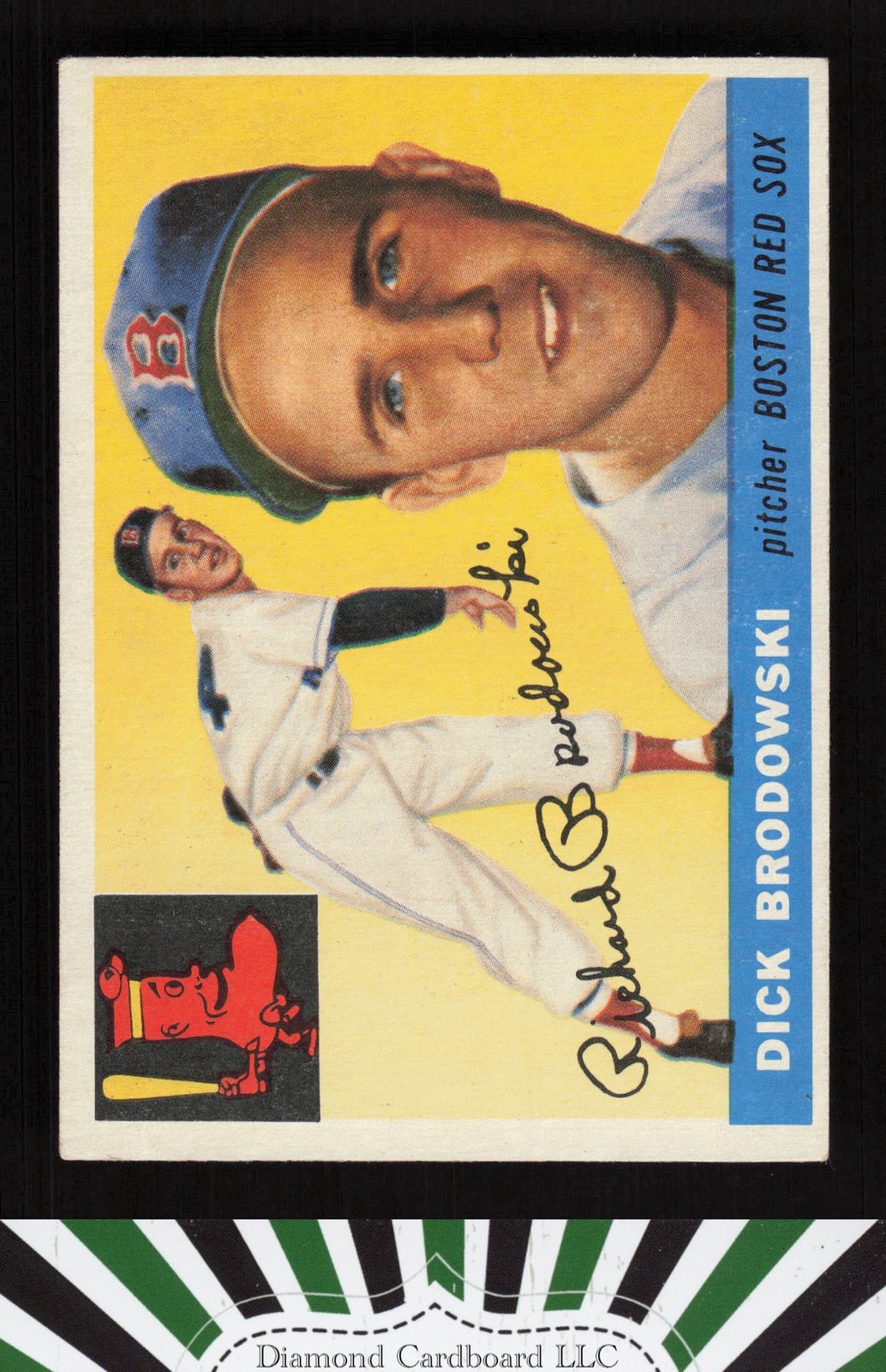 1955 Topps #171 Dick Brodowski EX d