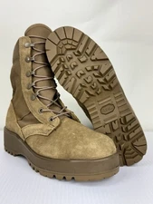 USGI Rocky Hot Weather Army Coyote Brown Combat Boots NWOT | Men's Size 7 Reg