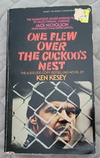 1962 ONE FLEW OVER THE CUCKOO'S NEST Ken Kesey JACK NICHOLSON Nurse Ratched