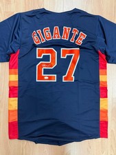 JOSE ALTUVE Autograph Custom GIGANTE Navy Houston MLB Baseball Jersey JSA