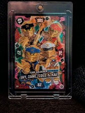 LEGO Ninjago Serie 8 Trading Card 65 Team Goldener Jay, Zane, Cole & Kai  Foil