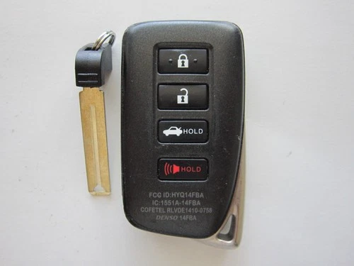 OEM LEXUS IS RC SMART KEY KEYLESS REMOTE FOB HYQ14FBA 281451-2020 UNLOCKED /Worn - product listing photo