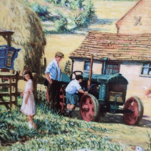 Plato Danbury Mint-THE FARM YARD-Plato de julio de la colección "The Farm Year" - Imagen 3 de 10