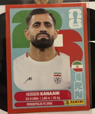 Hossein Kanaani IRN 8- Orange Amazon Parallel - 2026 Panini FIFA World Cup
