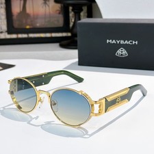 Maybach Drive I Sunglasses Luxury Gold Frame Round 55-22-143 Men Women