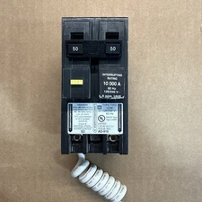 Square D - HOM250GFI - Mini Circuit Breaker - 50A, 1-Phase, 240V