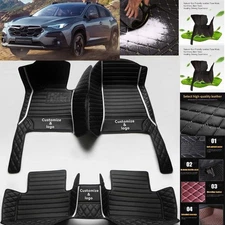 For Subaru Crosstrek Car Floor Mats Carpets Cargo Liners Custom All Weather