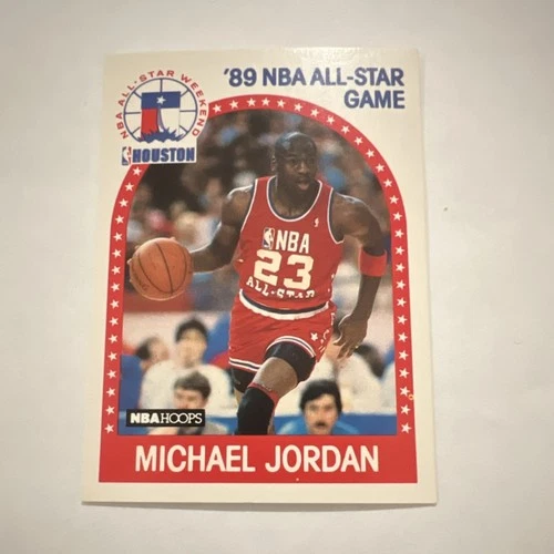 1989-90 NBA Hoops Michael Jordan #21 All-Star Game Chicago Bulls Basketball Card